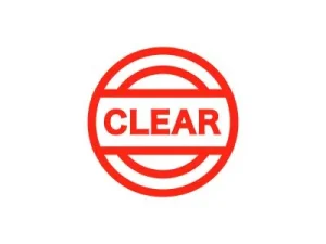CLEARの文字の画像